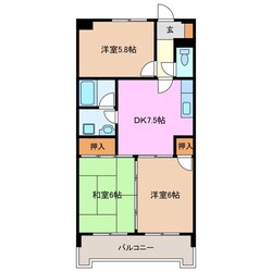 長太ノ浦駅 徒歩3分 3階の物件間取画像